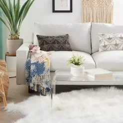 Outlet Kirklands Home Dark Beaded Deco Lumbar Pillow Gray