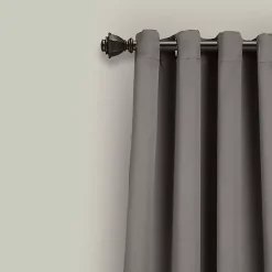 Sale Kirklands Home Dark Blackout Curtain Panel Set, 108 in. Gray