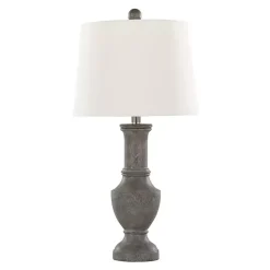 Best Kirklands Home Dark Gray Chateau Table Lamps, Set of 2 White