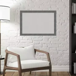 New Kirklands Home Dark Framed Corkboard Gray