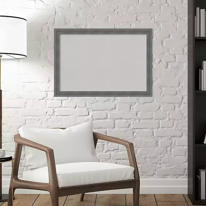 New Kirklands Home Dark Framed Corkboard Gray