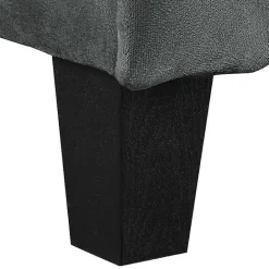 Sale Kirklands Home Dark Kelly Microfiber Rolled Armchair Gray