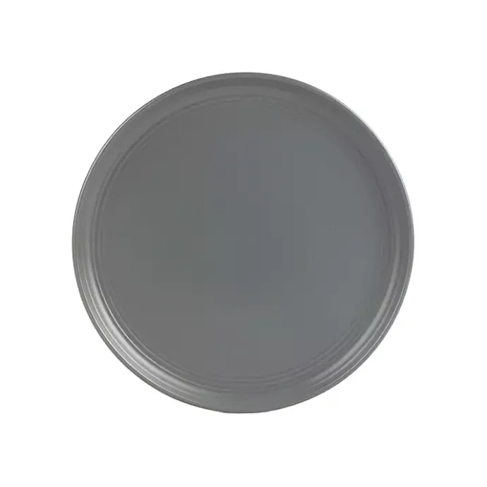 Sale Kirklands Home Dark Linear Salad Plates, Set of 6 Gray
