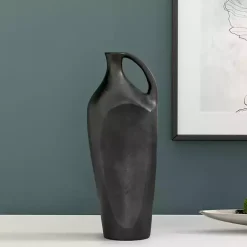 Clearance Kirklands Home Dark Metal Jug Vase, 14 in. Gray