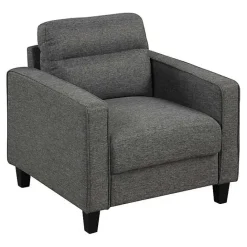 Discount Kirklands Home Dark Performance Fabric Danna Accent Chair Gray