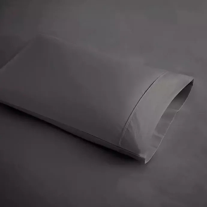 Kirklands Home Dark Rich Cooling Cotton Queen Sheet Set Gray