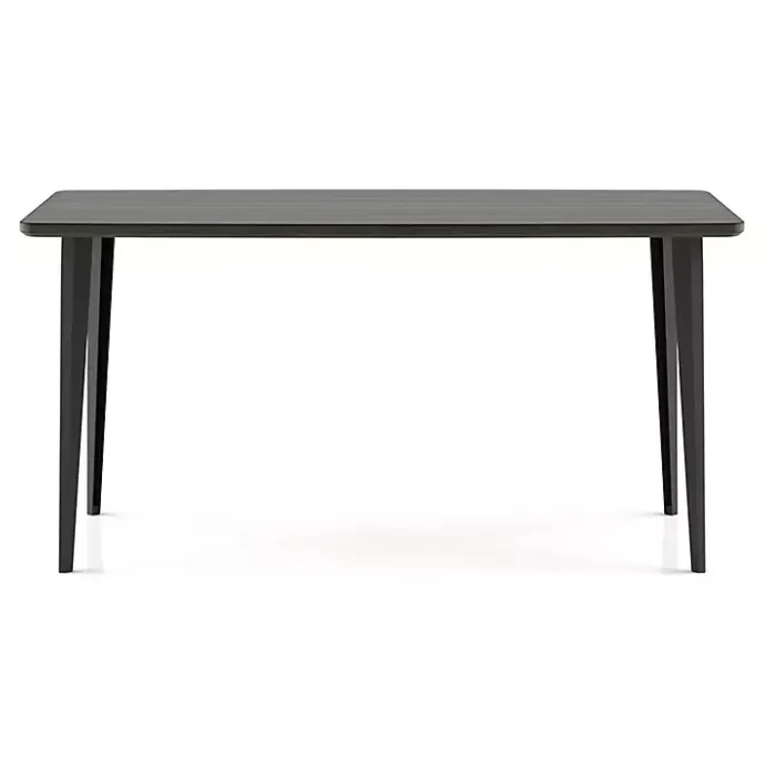 Best Kirklands Home Dark Wood and Metal Dining Table Gray
