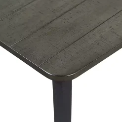 Best Kirklands Home Dark Wood and Metal Dining Table Gray