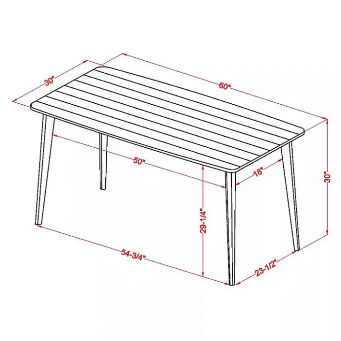 Best Kirklands Home Dark Wood and Metal Dining Table Gray