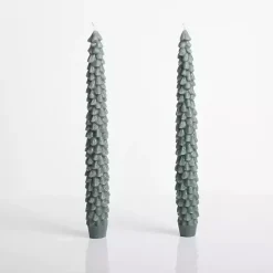 Best Kirklands Home Dark Christmas Tree Taper Candles, Set of 2 Green