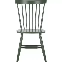 Sale Kirklands Home Dark Parker Spindle Dining Chairs, Set of 2 Green