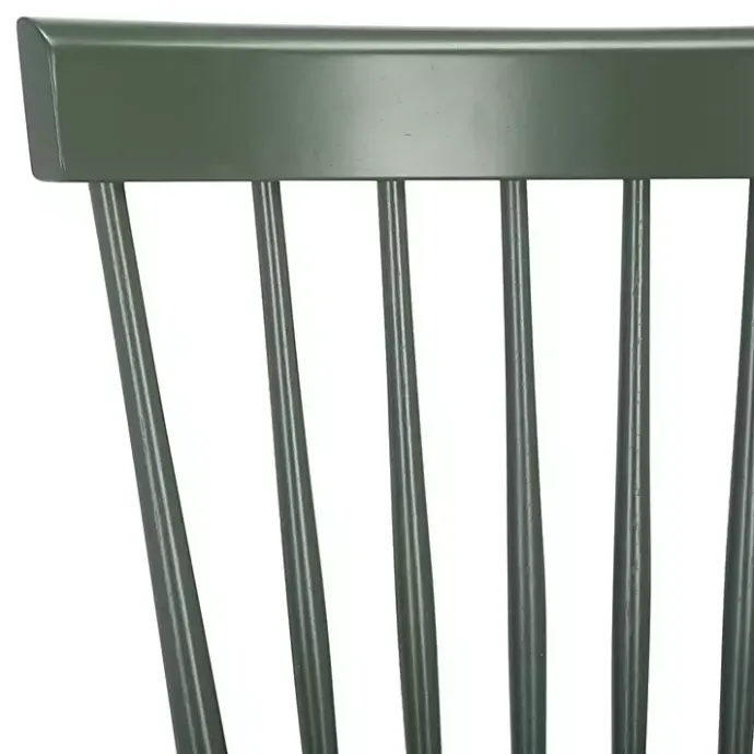 Sale Kirklands Home Dark Parker Spindle Dining Chairs, Set of 2 Green