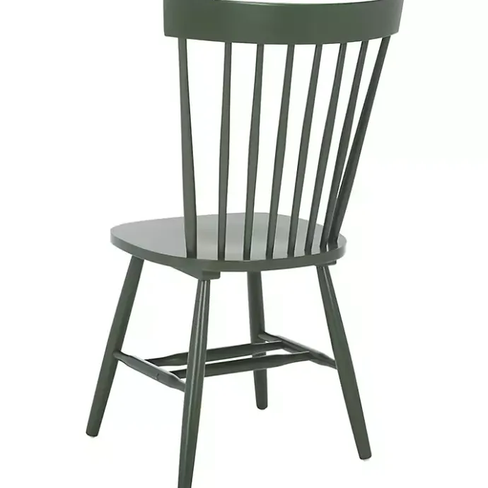 Sale Kirklands Home Dark Parker Spindle Dining Chairs, Set of 2 Green