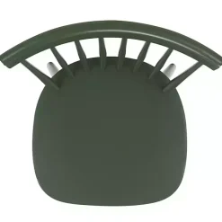 Sale Kirklands Home Dark Parker Spindle Dining Chairs, Set of 2 Green