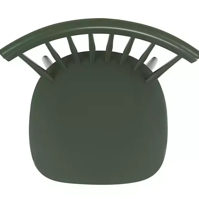 Sale Kirklands Home Dark Parker Spindle Dining Chairs, Set of 2 Green