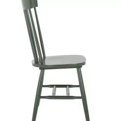 Sale Kirklands Home Dark Parker Spindle Dining Chairs, Set of 2 Green