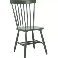 Sale Kirklands Home Dark Parker Spindle Dining Chairs, Set of 2 Green