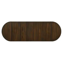 Online Kirklands Home Dark Walnut & White Wood Ema Counter Height Table Brown