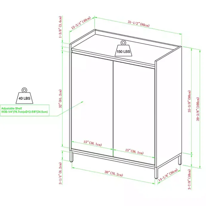 Outlet Kirklands Home Dark Walnut Capri 6-Bottle Cubby Cabinet Brown