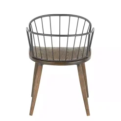 Hot Kirklands Home Dark Walnut Wood Spindle Dining Chairs, Set of 2