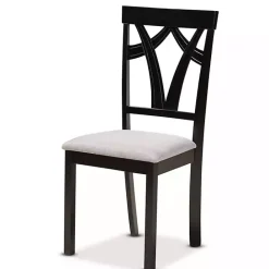Hot Kirklands Home Dark Wooden Interlocked Base 5-pc. Dining Set