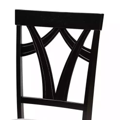 Hot Kirklands Home Dark Wooden Interlocked Base 5-pc. Dining Set