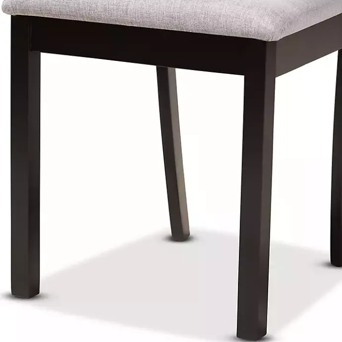 Hot Kirklands Home Dark Wooden Interlocked Base 5-pc. Dining Set