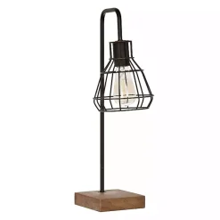 Sale Kirklands Home David Metal Shade Edison Task Lamp Brown