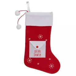 Kirklands Home Dear Santa Envelope Stocking