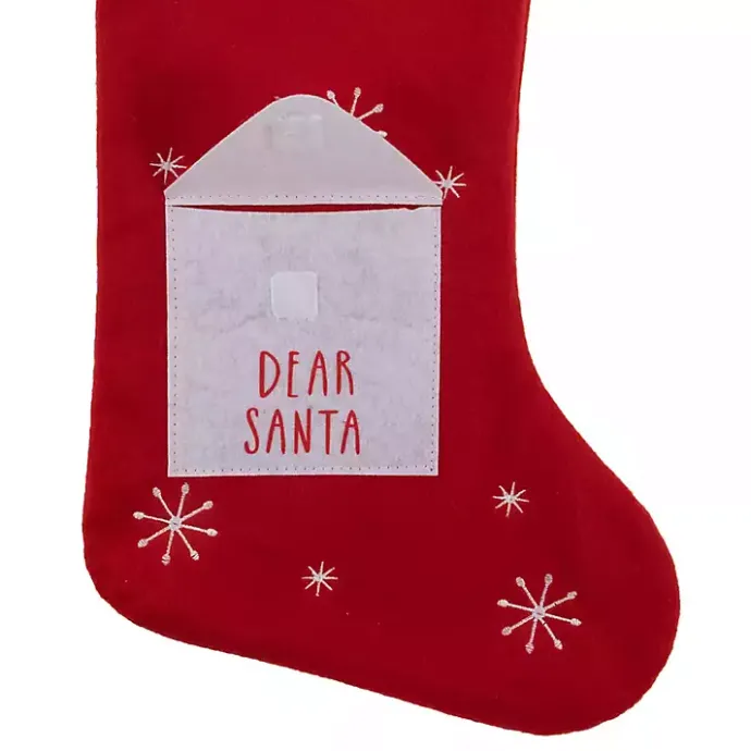 Kirklands Home Dear Santa Envelope Stocking