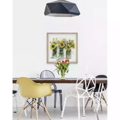 Best Kirklands Home Deckled Sunflower Trio Framed Art Print