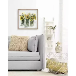 Best Kirklands Home Deckled Sunflower Trio Framed Art Print