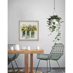 Best Kirklands Home Deckled Sunflower Trio Framed Art Print