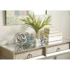 Kirklands Home Decorative Mussel Shell Wood Boxes, Set of 2