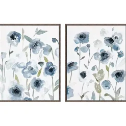 Sale Kirklands Home Deep in Blue I & II Canvas Art Prints, Set of 2