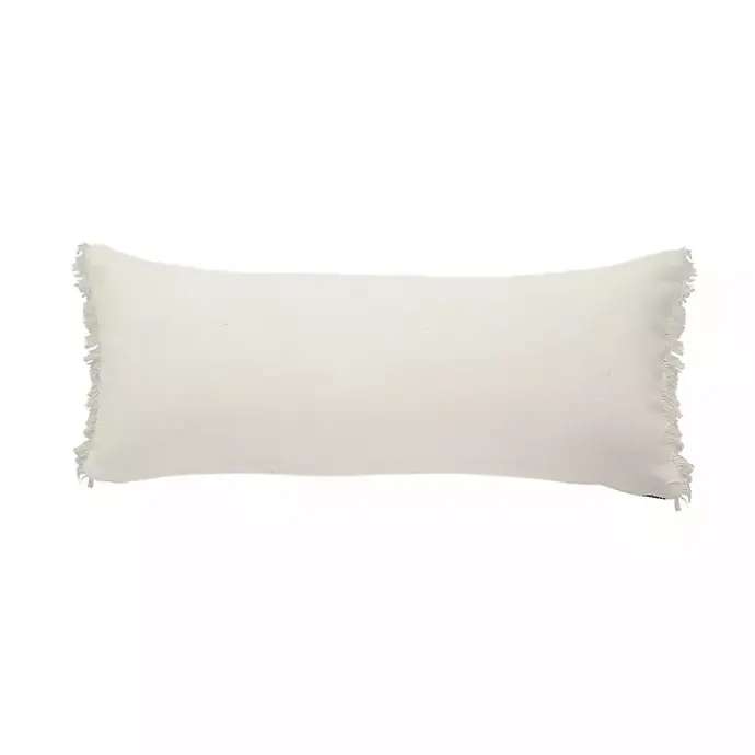 Discount Kirklands Home Denim Blue Braided Stripe Lumbar Pillow