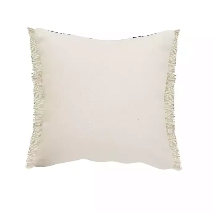 Outlet Kirklands Home Denim Blue Braided Stripe Throw Pillow, 20 in.