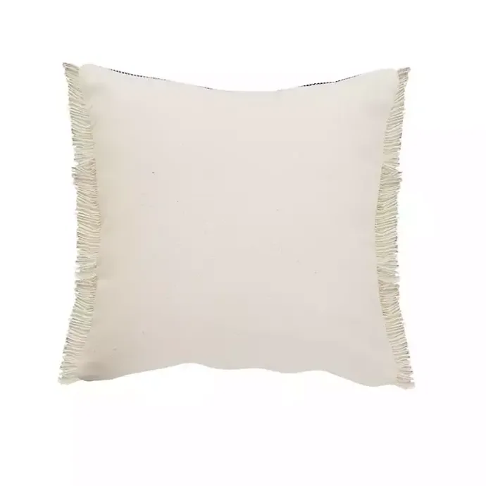 Outlet Kirklands Home Denim Blue Braided Stripe Throw Pillow, 20 in.