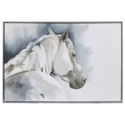Best Kirklands Home Derby Hand Embellished Horse Framed Canvas Print