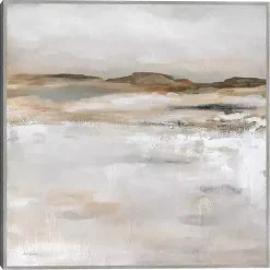 Best Kirklands Home Desert Floor Framed Canvas Art Print Gray