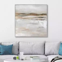 Best Kirklands Home Desert Floor Framed Canvas Art Print Gray