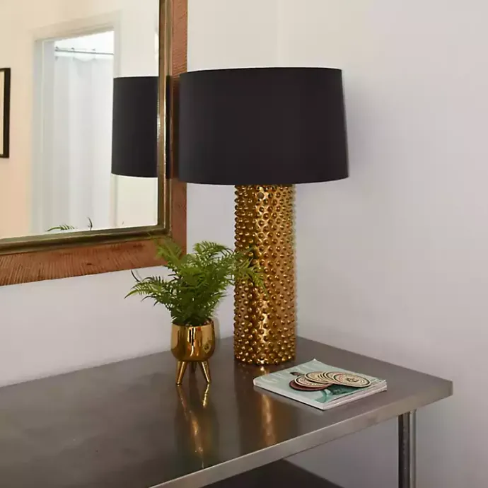 Best Kirklands Home Desktop Palm Plant in Gold Planter