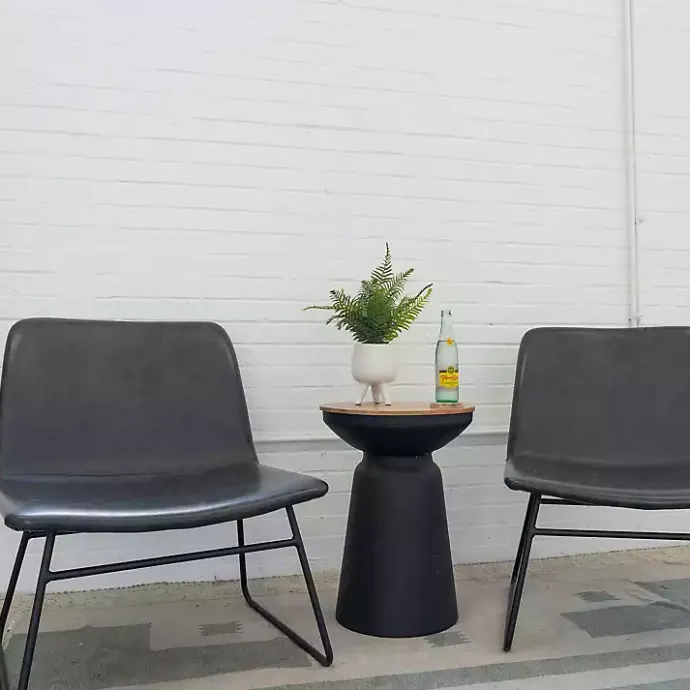 Outlet Kirklands Home Desktop Palm Plant in White Planter