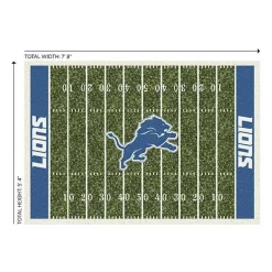 Best Kirklands Home Detroit Lions Home Field Area Rug, 6x8 Blue