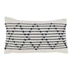 Best Kirklands Home Diamond Weave Lumbar Pillow Ivory