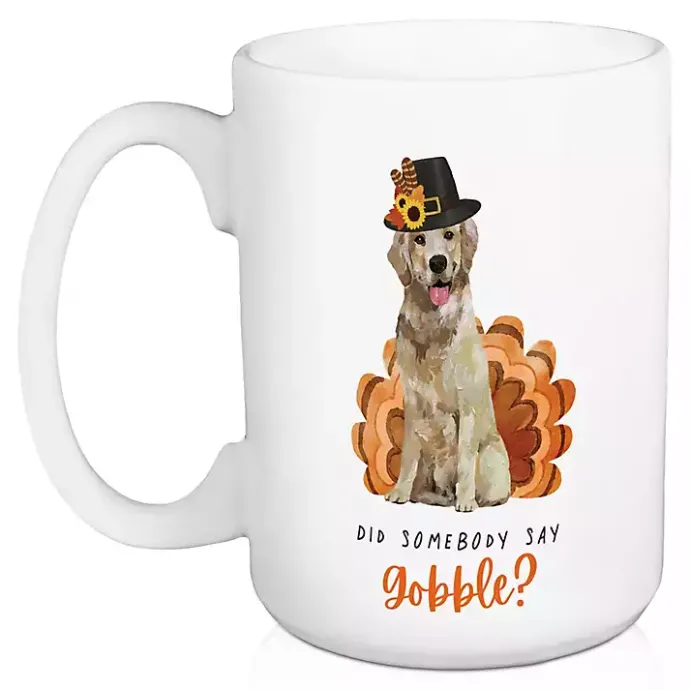 Best Kirklands Home Did Someone Say Gobble Mugs, Set of 2
