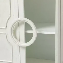 Hot Kirklands Home Dietrich Wood 4-Door Sideboard White