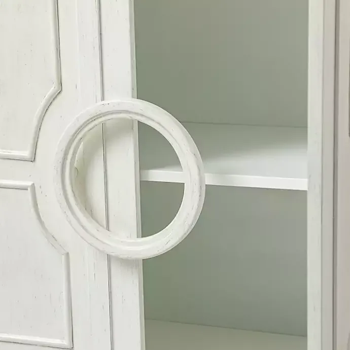 Hot Kirklands Home Dietrich Wood 4-Door Sideboard White