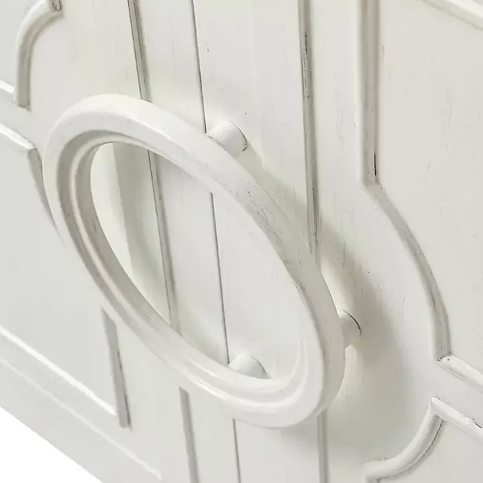 Hot Kirklands Home Dietrich Wood 4-Door Sideboard White