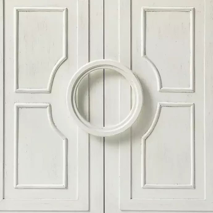 Hot Kirklands Home Dietrich Wood 4-Door Sideboard White